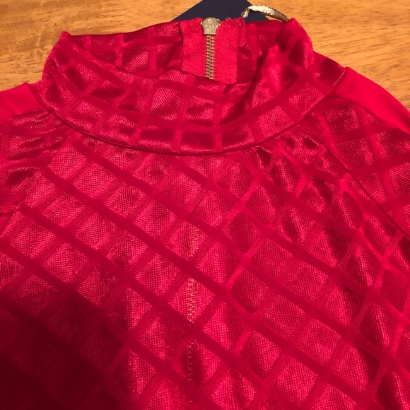 Sexy Red Mesh Bodysuit - Picture 4 of 6